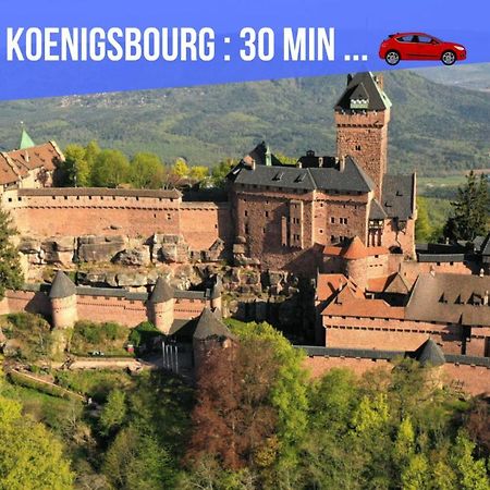 Le Red St Leon : Lit Queen Size * Wifi * Ideal Couple Colmar Dış mekan fotoğraf