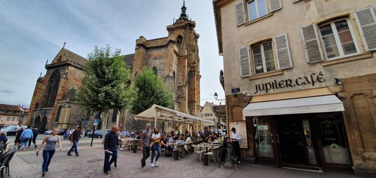 Le Red St Leon : Lit Queen Size * Wifi * Ideal Couple Colmar Dış mekan fotoğraf