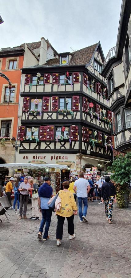 Le Red St Leon : Lit Queen Size * Wifi * Ideal Couple Colmar Dış mekan fotoğraf